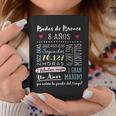 Bodas De Bronce 8 Años Aniversario De Boda Regalo Taza de café Regalos divertidos