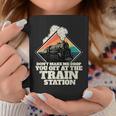 Bring Him Zum Bahnhof Train Yellowstone Tassen Lustige Geschenke