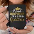 Brother Senior 2025 Proud Brother Of Class Of 2025 Graduate Coffee Mug Personalized Gifts