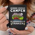 Camping Camping Weekend Forecast Drinking Alcohol Saufen Tassen Lustige Geschenke