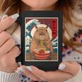 Capybara Ramen Japanese Graphic Kawaii Anime Coffee Mug Personalized Gifts