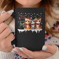 Cat Christmas Light Reindeer Santa Christmas Cat Lover Coffee Mug Personalized Gifts
