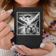 Cat Selfie With Ufo Alien & Cat Coffee Mug Funny Gifts