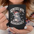 Christmas Guinea Pig Reindeer Was Out Sold Out Tassen Lustige Geschenke