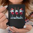 Christmas Red Wine Merry Christmas Reindeer Women's Tassen Lustige Geschenke