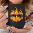 Cool Fire And Flames Glasses Tassen Lustige Geschenke