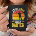 Cool Opas Going Dart Grandpa Dart Tassen Lustige Geschenke