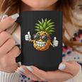 Cool Pineapple Wearing Sunglasses Fun Fruit Tassen Lustige Geschenke