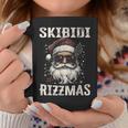 Cool Santa Claus With Sunglasses Skibidi Rizzmas Tassen Lustige Geschenke