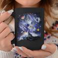 Cosmic Space Wolf Wolves Family Howling Constellation Tassen Lustige Geschenke