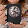 Cottagecore Rabbit Wild Hare Boho Rustic Graphic Print Coffee Mug Unique Gifts