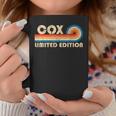 Cox Surname Retrointage 80S 90S Birthday Reunion Tasse Cadeaux drôles