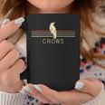 Cuervos Retro Hombres Cuervos Cuervo Negro Pájaro Cuervo Para Hombres Taza de café Regalos divertidos