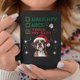 Cute Boxer Dog Dog Christmas Naughty Nice Tried My Best Coffee Mug Funny Gifts