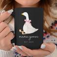 Cute Coquette Bow Mama Goose Est 2025 Coffee Mug Funny Gifts