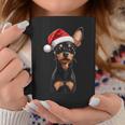 Cute Miniature Pinscher Dog Christmas Merry Xmas Graphic Tassen Lustige Geschenke