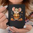 Cute Mouse With Autumn Graphic Tassen Lustige Geschenke