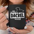 With The Dachshund Hunting Dog Goes Teckel Dog Training Tassen Lustige Geschenke