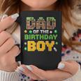Dad Of The Birthday Boy Video Gamer Pixel Birthday Party Coffee Mug Personalized Gifts