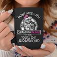 Dinosaur Don't Mess Grandmasaurus Women's Dinosaur Theme Black Small Coffee Mug Funny Gifts