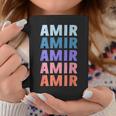 Divertido Regalo Nombre Amir Personalizado Primer Nombre Taza de café Regalos divertidos