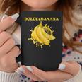 Dolce Et Banana Pétillant Motifs Amusants Et Amusants Tasse Cadeaux drôles