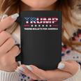 Donald Trump 2024 Recibiendo Balas Por Estados Unidos En Las Elecciones Taza de café Regalos divertidos
