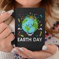 Earth Day Floral Cute & Peaceful Planet Earth Day 2025 Coffee Mug Personalized Gifts