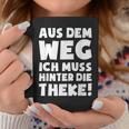 Ein Muss Hinter Der Theke Barkeeper Barwoman Barkeeper Tassen Lustige Geschenke