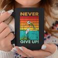 Never Ever Give Up Motivational Tassen Lustige Geschenke