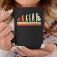 Evolución Del Hombre Contrabajo Música Retrointage Bajista Taza de café Regalos divertidos