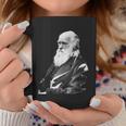Evolution Charles Darwin Foto Divertida Diseñointage Taza de café Regalos divertidos