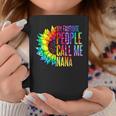 My Favorite People Call Me Nana Grandma Sunflower Tie Dye Coffee Mug Unique Gifts
