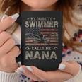 My Favorite Swimmer Calls Me Nana Coffee Mug Funny Gifts
