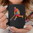 Field Hockey Colourful Hockey Player Children's Hockey Boys Tassen Lustige Geschenke