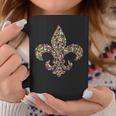 Fleur De Lis Mardi Gras Symbol Louisiana Carnival New Orlean Coffee Mug Personalized Gifts
