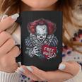 Free a Hugs Scary Clown Valentine Halloween Horror Character Graphic Print Coffee Mug Unique Gifts