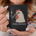 Fried Chicken 420 Smoking Marijuana Stoner Weed Meme Coffee Mug Unique Gifts