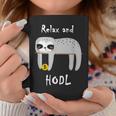 Bitcoin Krypto Sloth Hodl Tassen Lustige Geschenke