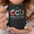 Ccu Nurse Christmas Critical Care Unit Xmas Girl Nurse Coffee Mug Funny Gifts