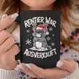 Christmas Cat Reindeer Was Out Sold Out Tassen Lustige Geschenke