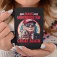 Cool Trump Groundhog Make Groundhog Day Great Again Coffee Mug Personalized Gifts