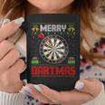 Dart Game Merry Dartmas Xmas Santa Ugly Dart's Christmas Tassen Lustige Geschenke