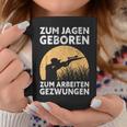 Hunter Zum Jagen Geboren S Tassen Lustige Geschenke