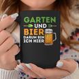 Garten Und Bier Darum Bin Ich Hier Gärtner Hobbygärtner Tassen Lustige Geschenke