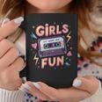Girls Just Wanna Have Fun Retro 80S Throwback Memories Vibe Coffee Mug Personalized Gifts