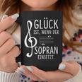 Glück Ist Wenn Der Soprano Insert Choir Singer Tassen Lustige Geschenke