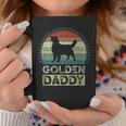 Golden Daddy Father's Day Golden Retriever Dad Taza de café Regalos divertidos
