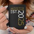 Graduation Master Est 2025 Golden Outfit Master Exam Tassen Lustige Geschenke