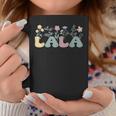 Groovy Lala Grandmother Flowers Lala Grandma Coffee Mug Personalized Gifts